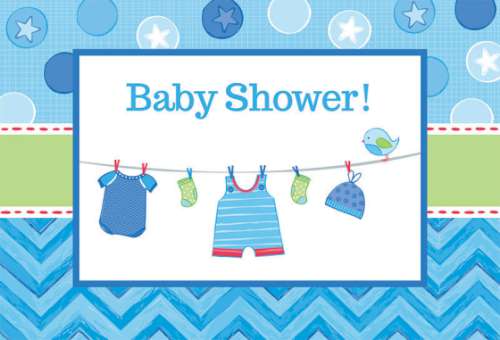 Baby Shower Boy Invitations